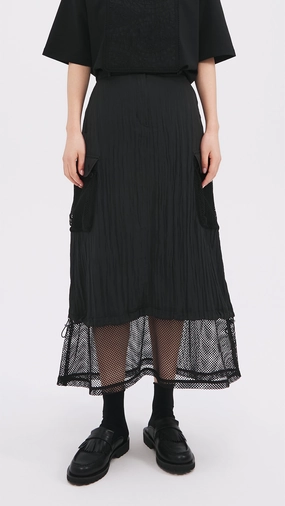 Nylon Patch Skirt