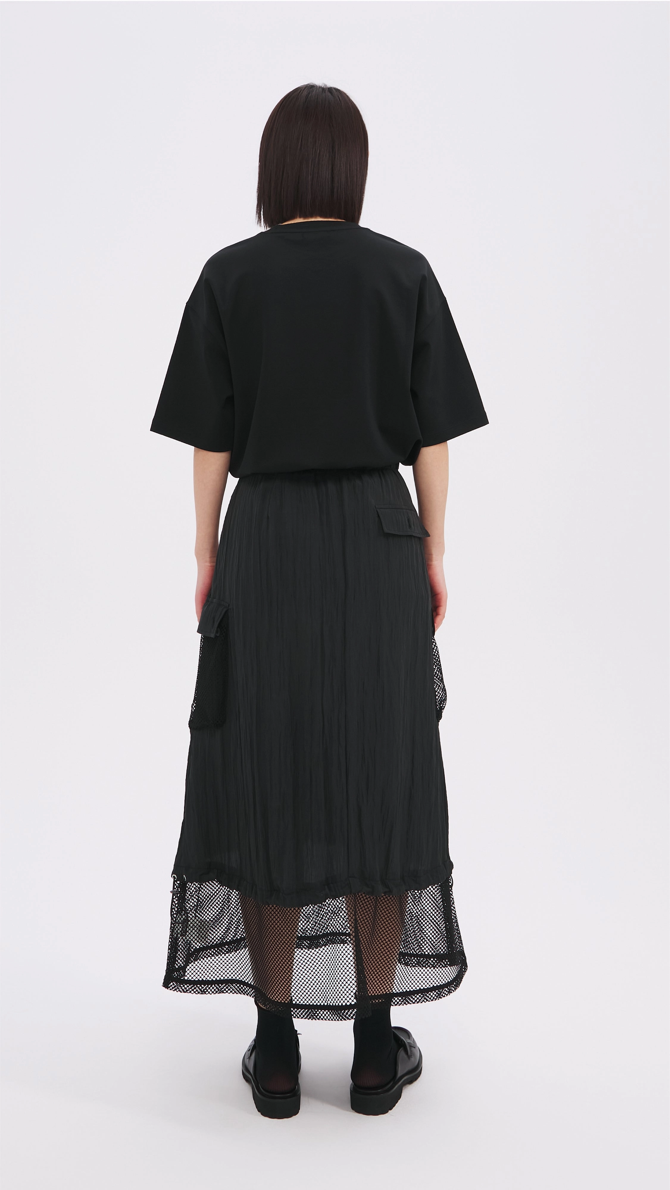 Nylon Patch Skirt