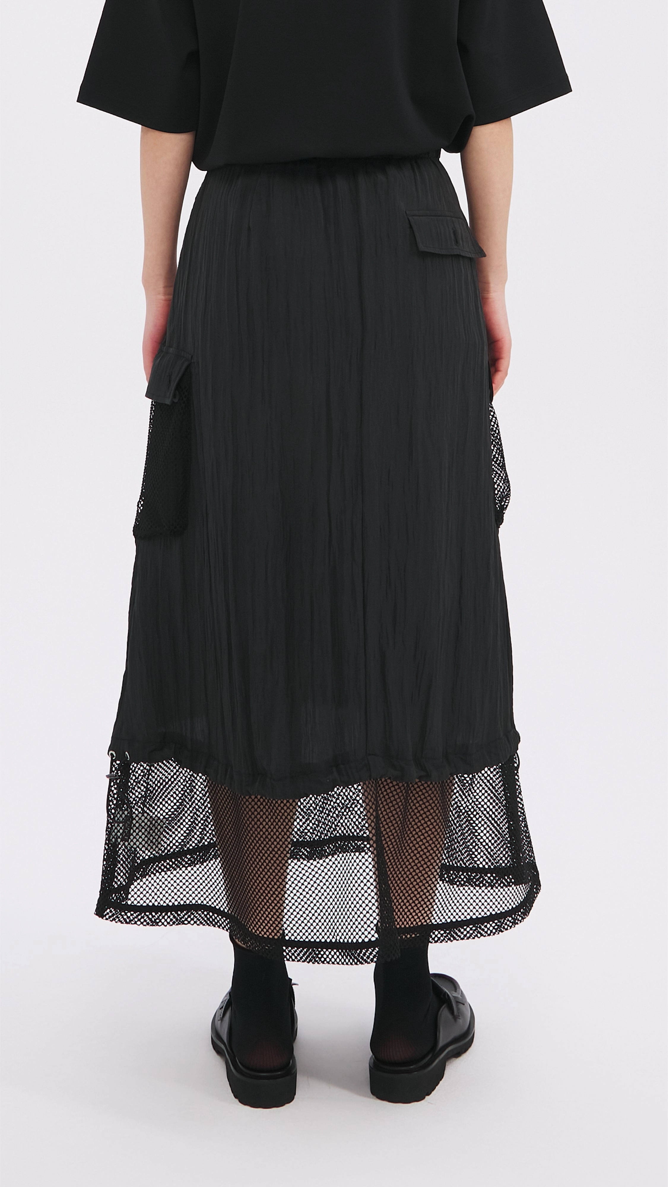 Nylon Patch Skirt
