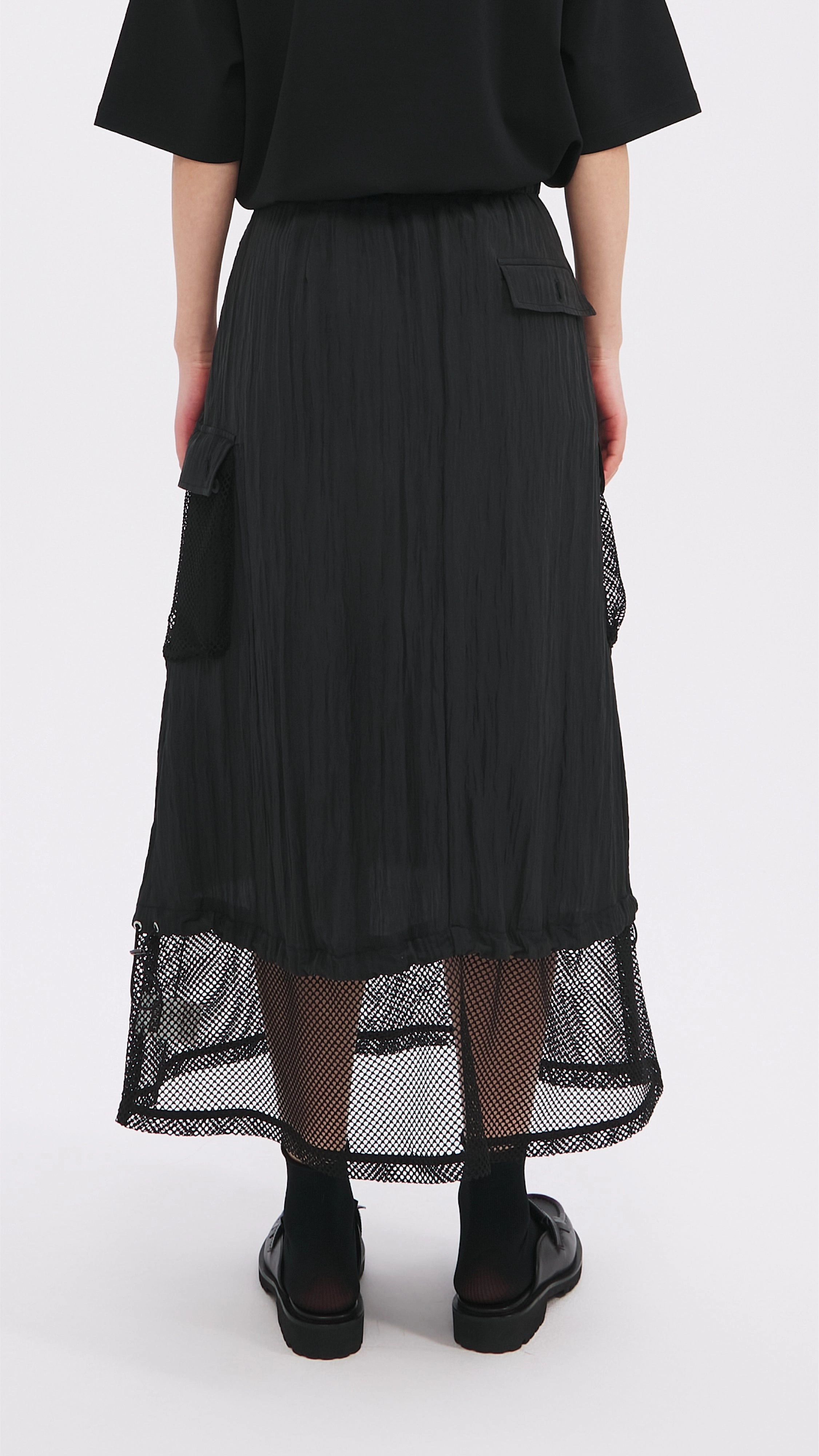 Nylon Patch Skirt
