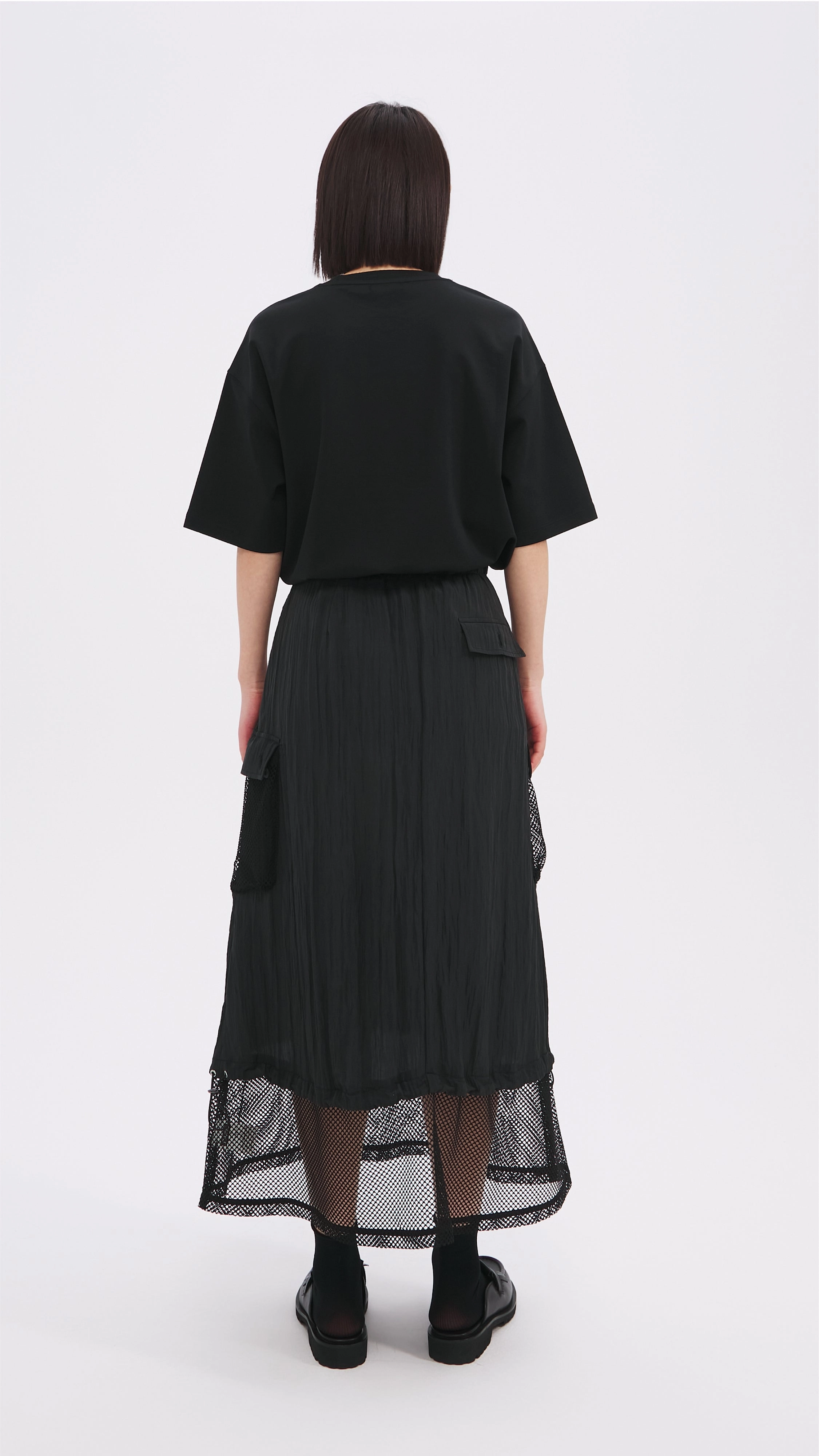 Nylon Patch Skirt
