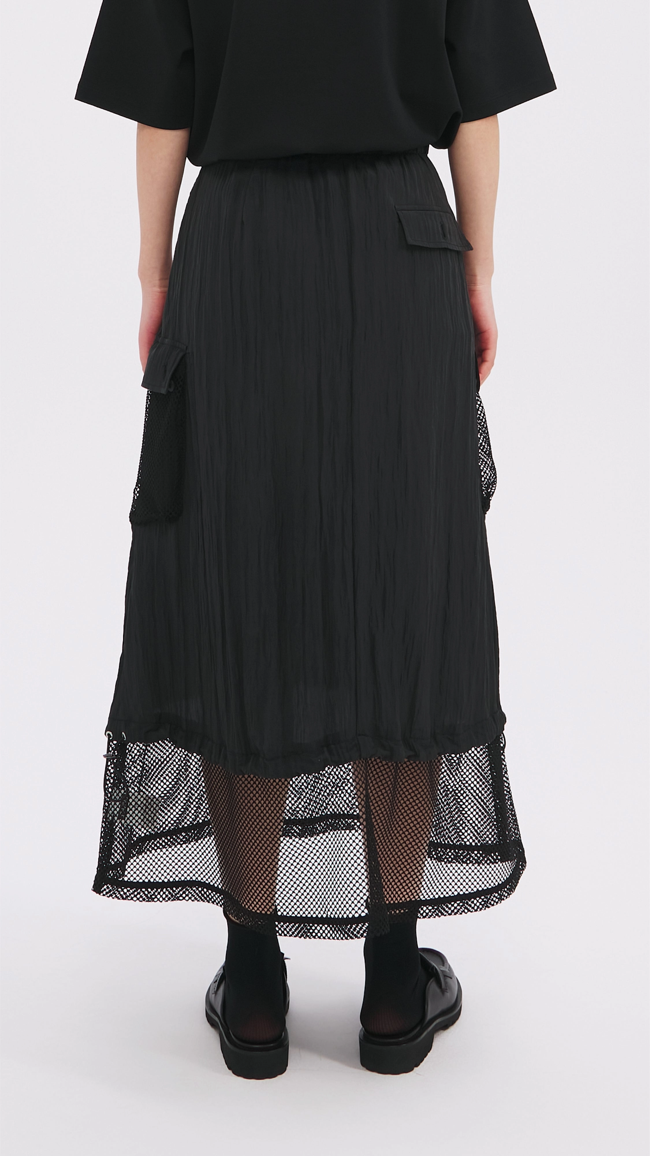 Nylon Patch Skirt