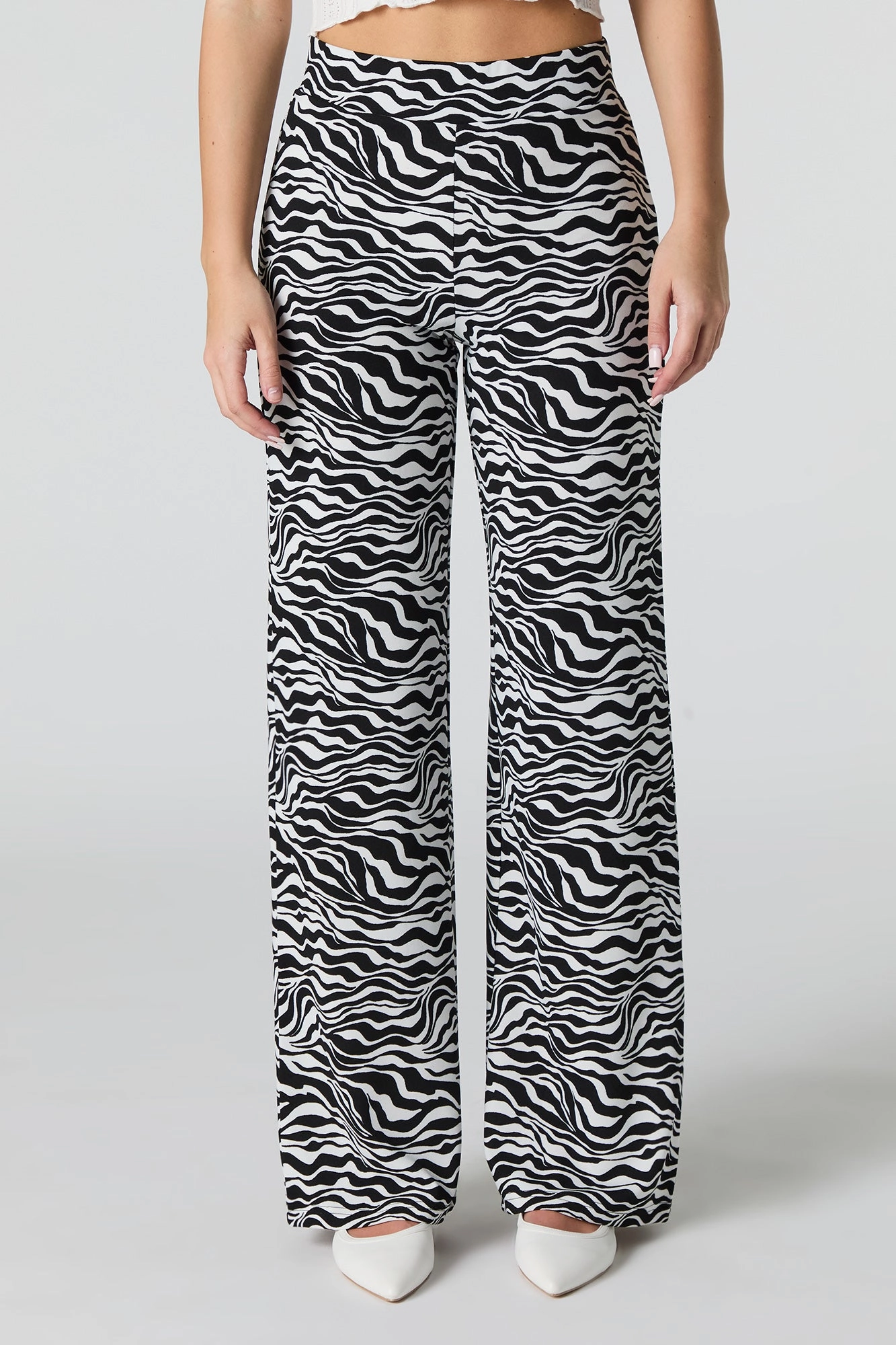 Pantalon habillé en crêpe