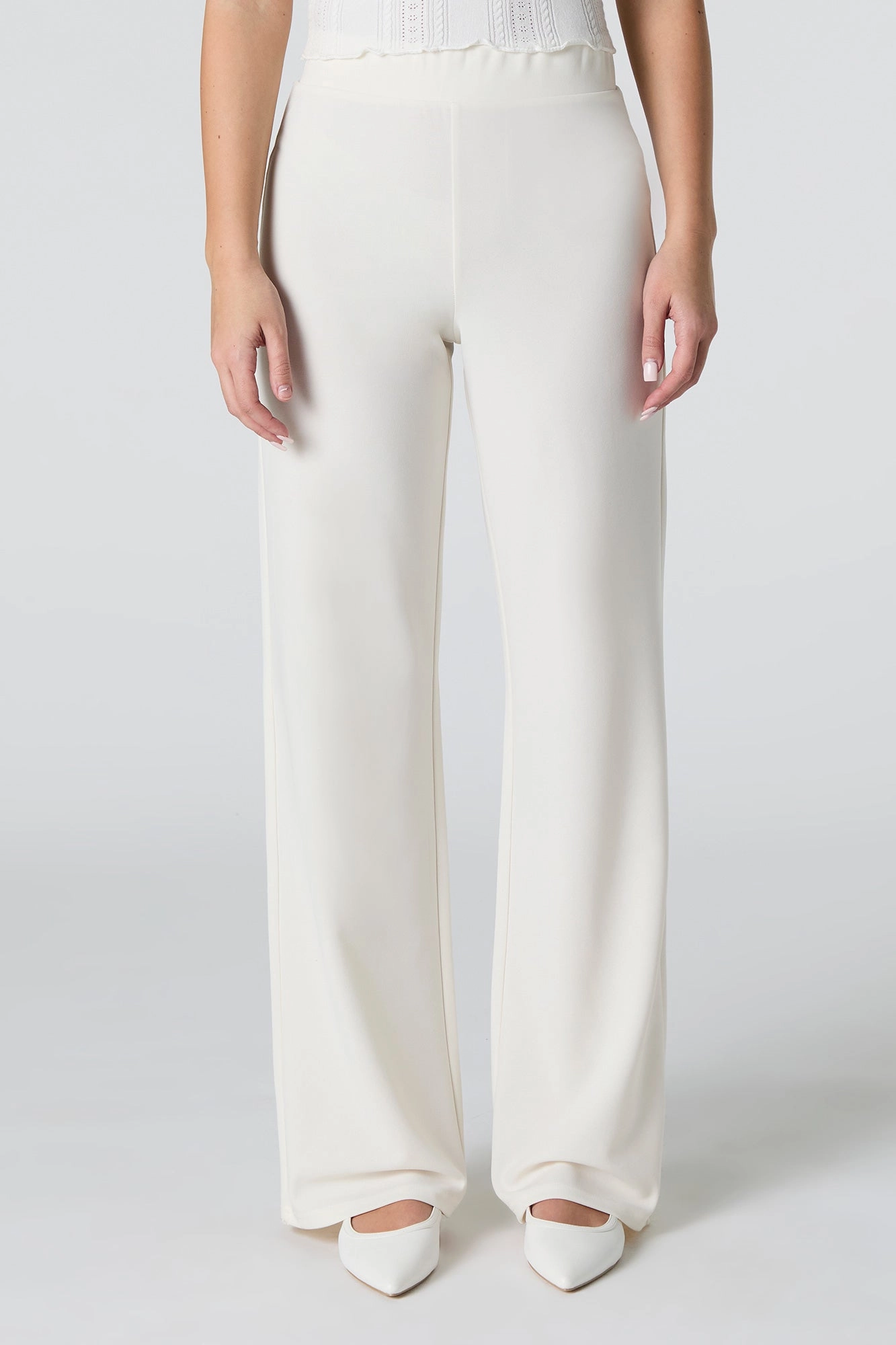 Pantalon habillé en crêpe