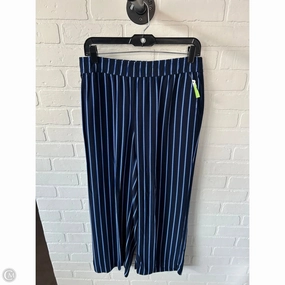 Pants Lounge By Ann Taylor In Blue & White, Size: 10