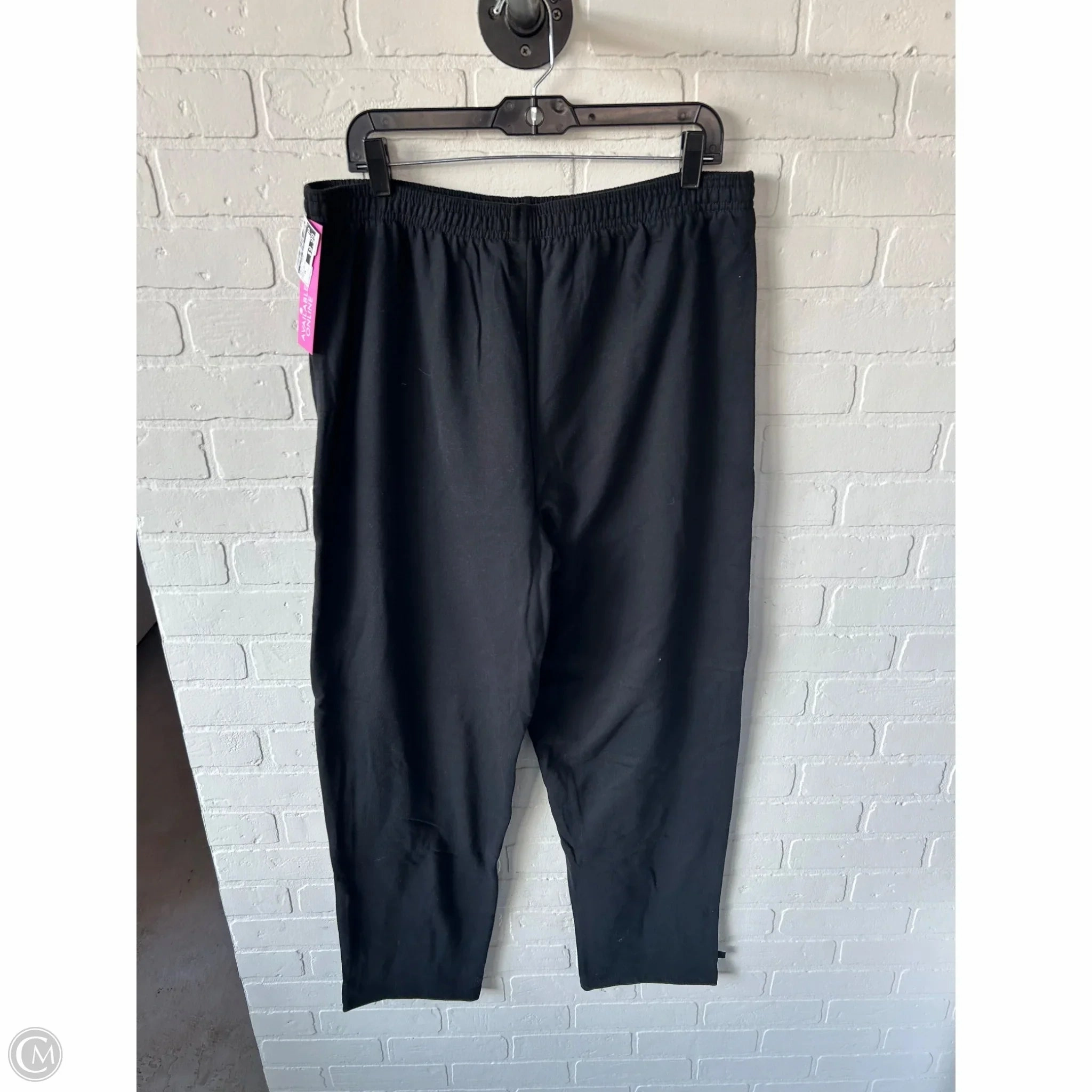 Pants Lounge By Clothes Mentor In Black, Size: 16