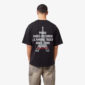 Paris Records T-Shirt | Black