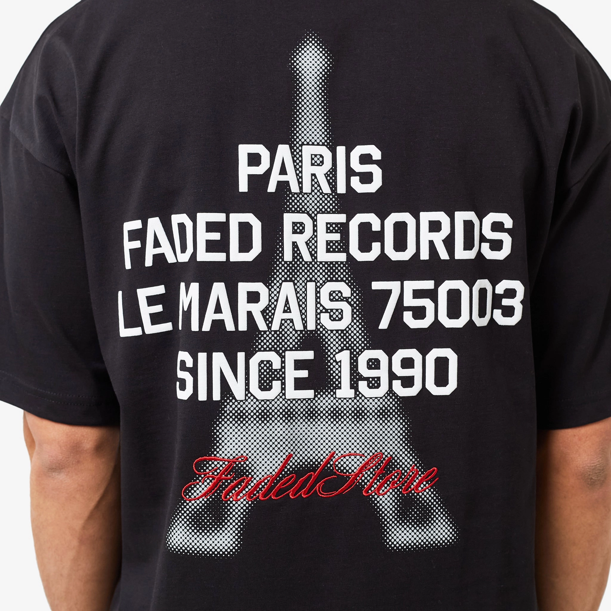 Paris Records T-Shirt | Black