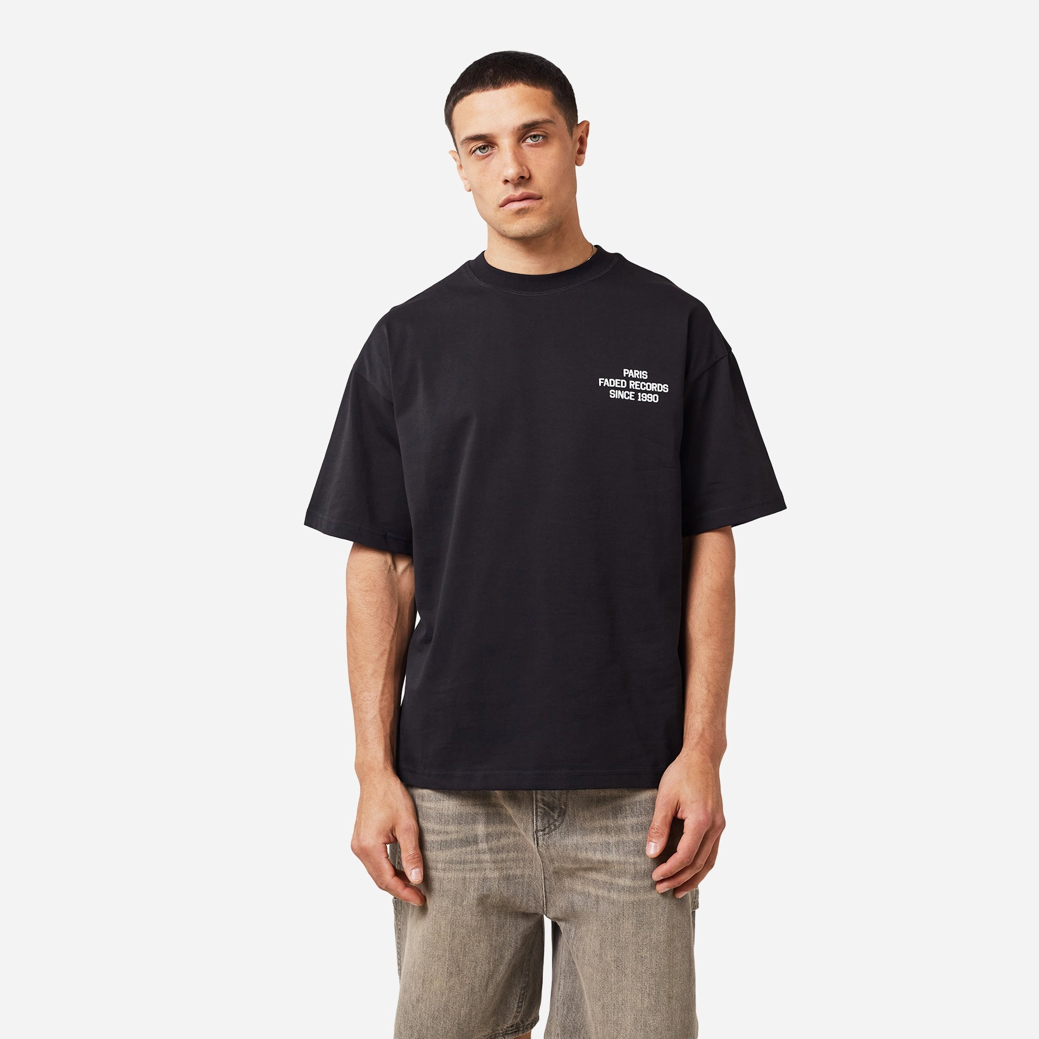 Paris Records T-Shirt | Black