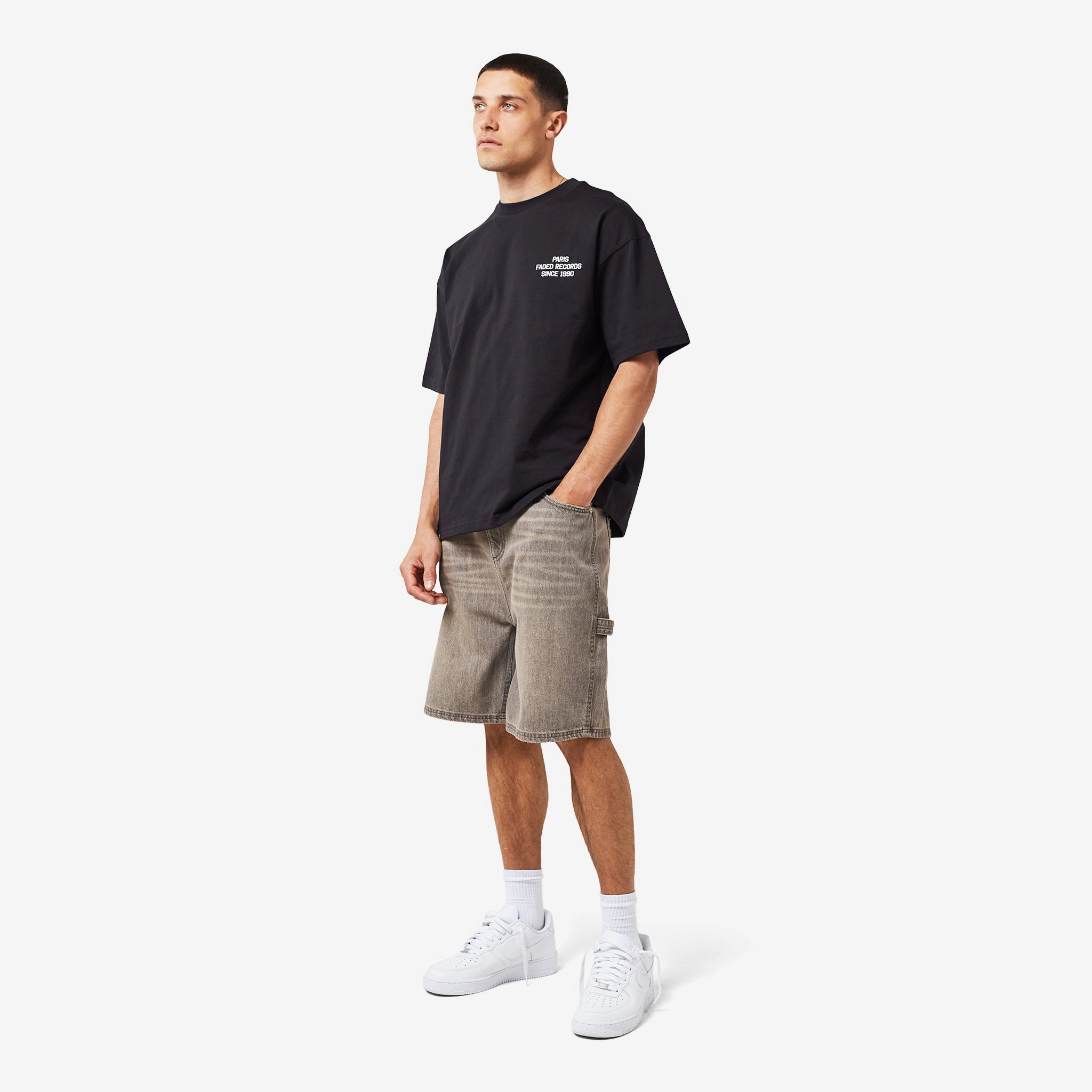 Paris Records T-Shirt | Black