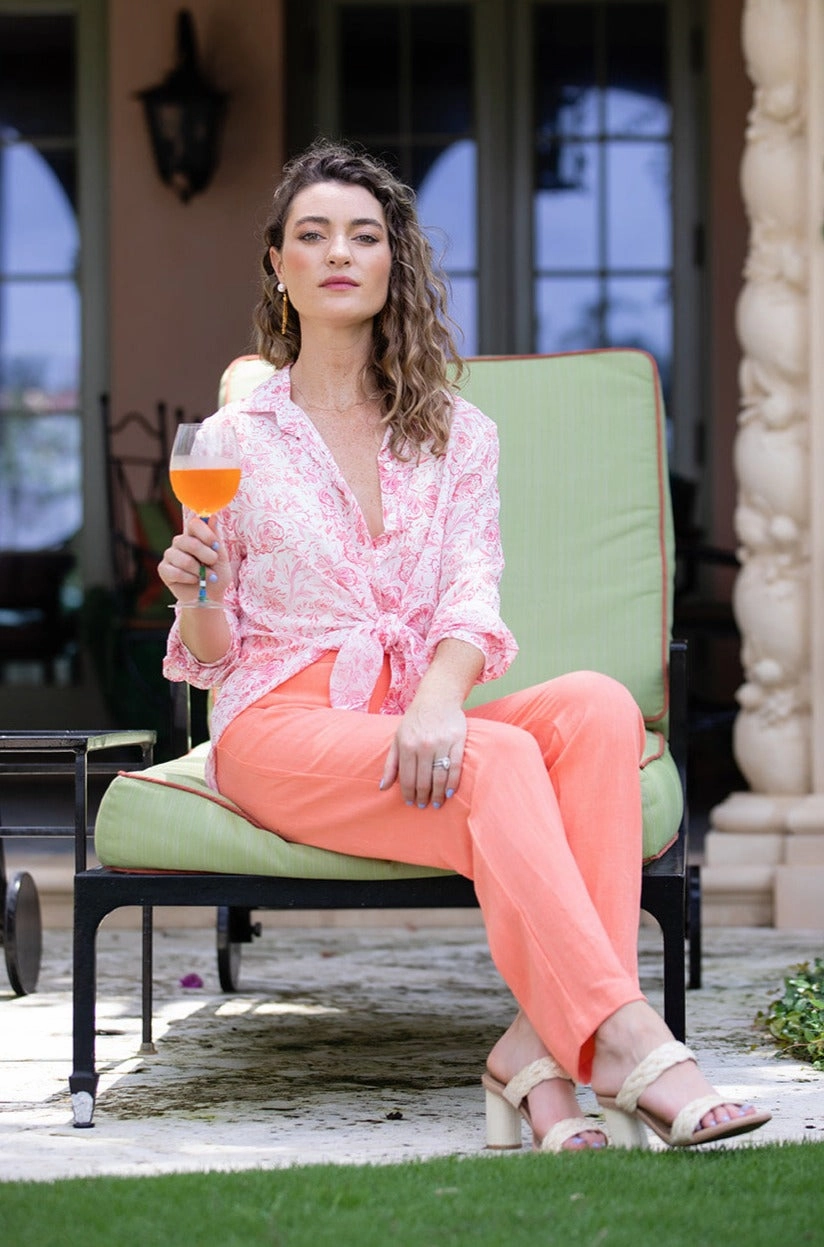 Paros Pants / Coral