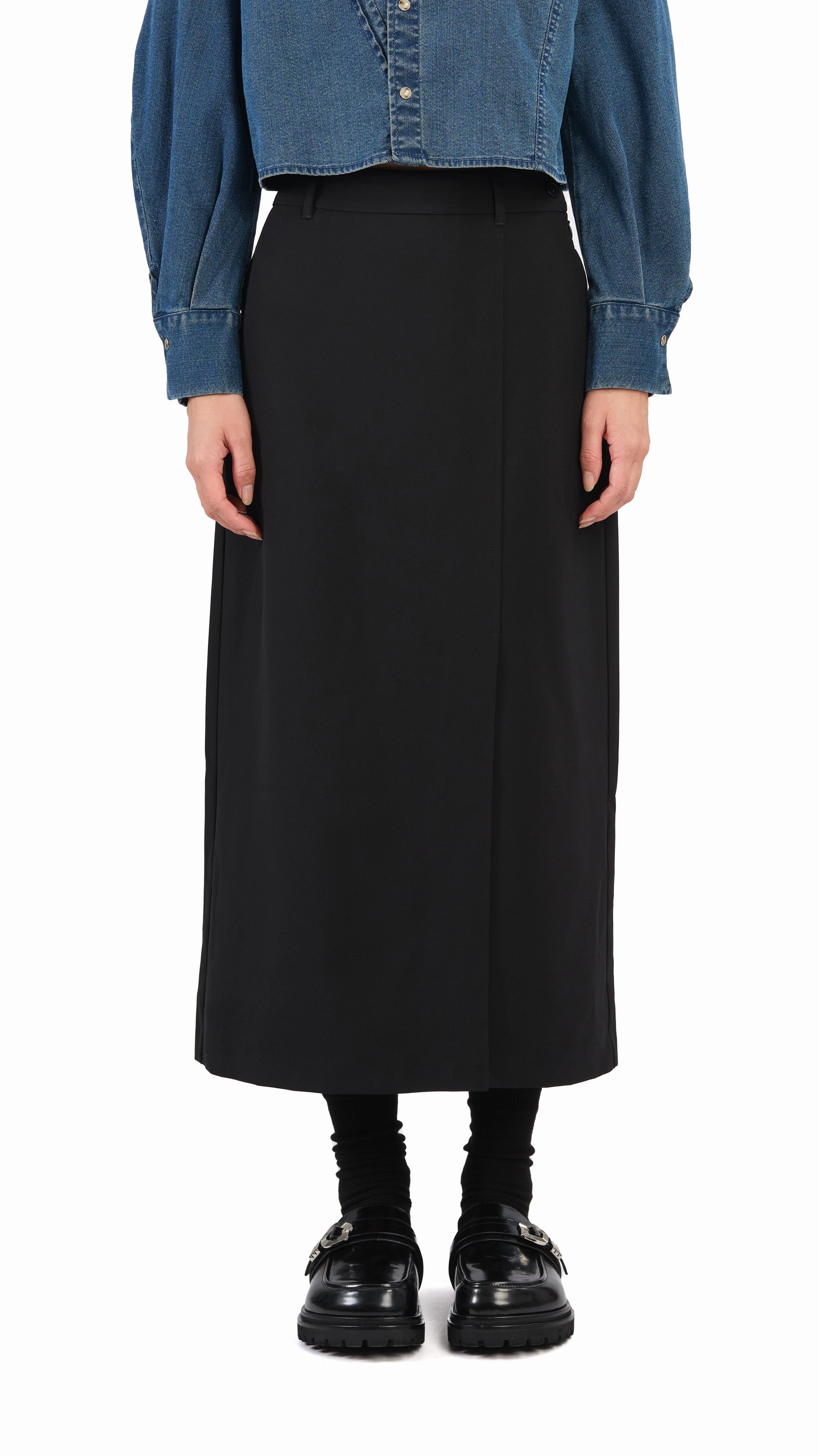 Pencil Skirt With Slit