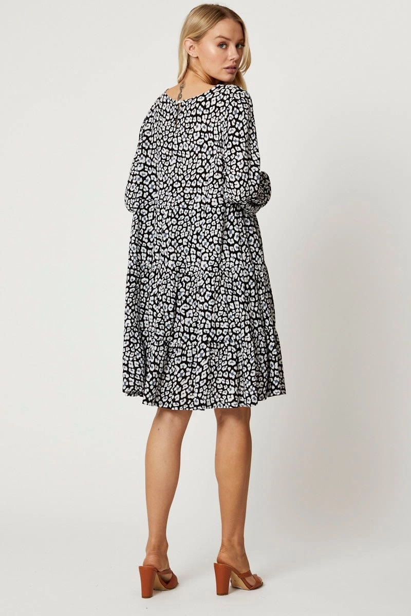Print Skater Dress