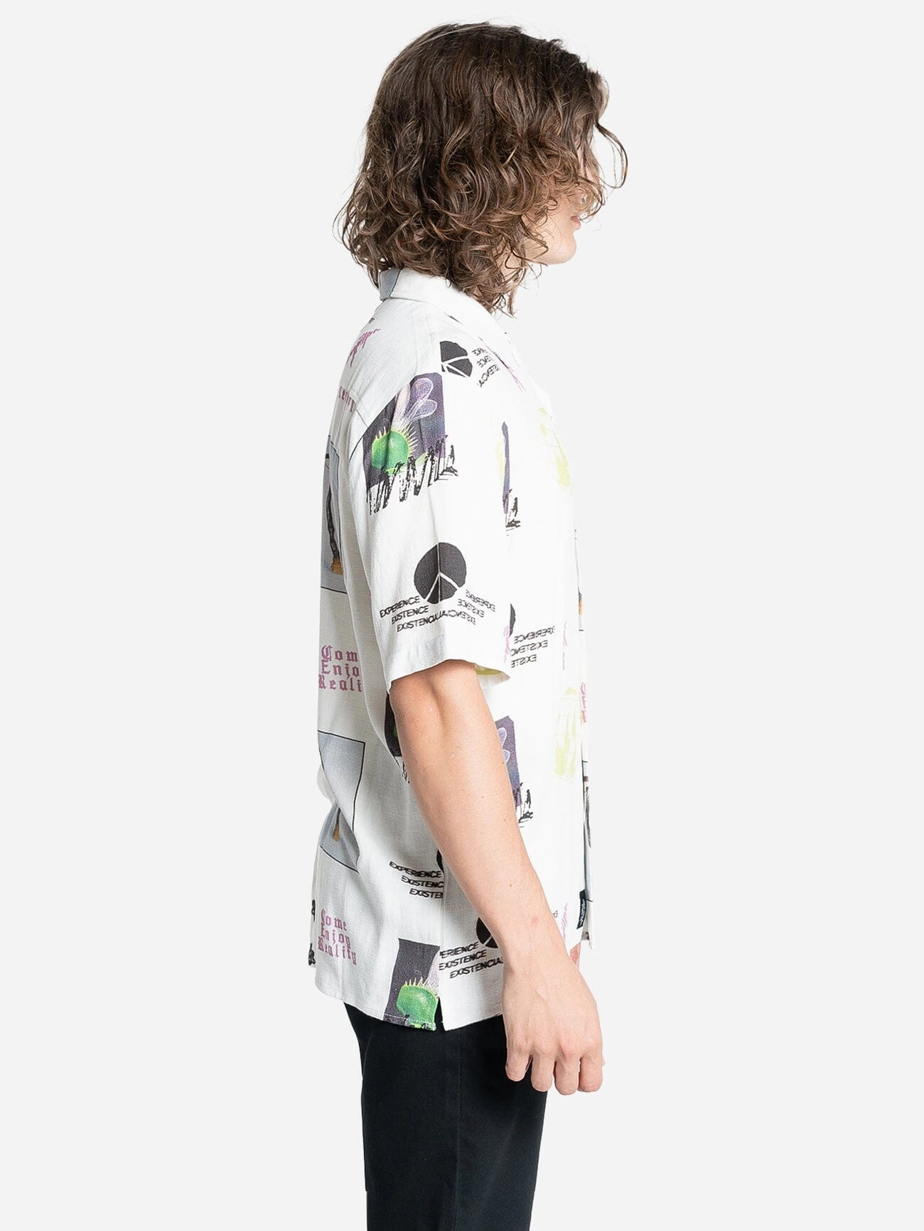 Reality Check Bowling Shirt - Natural