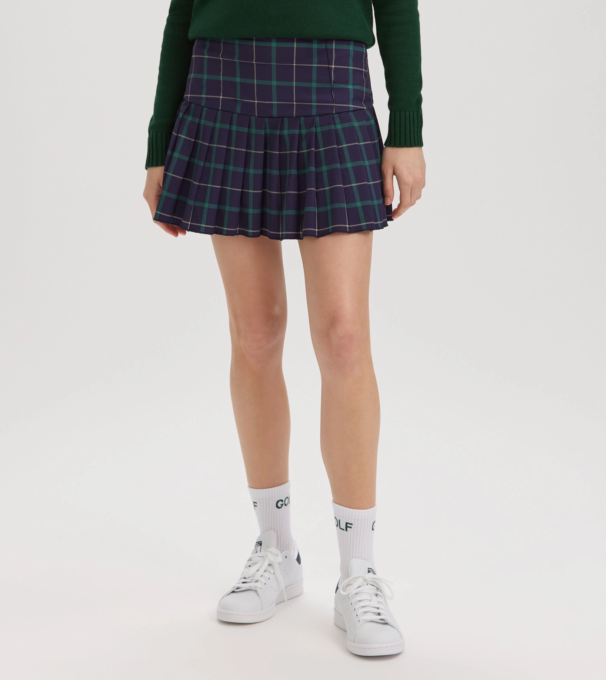 Renwick Plaid Pleated Skort