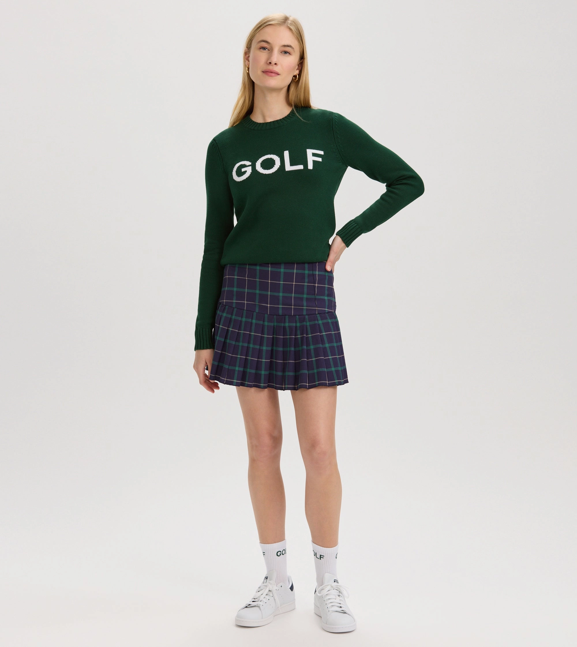 Renwick Plaid Pleated Skort