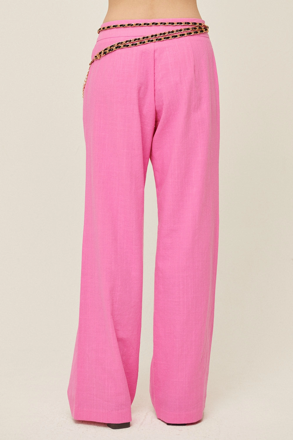 Sabrina Pintucked Wide Pants