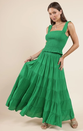 Sadie And Sage Socialize 2Way Maxi Skirt Or Midi Dress