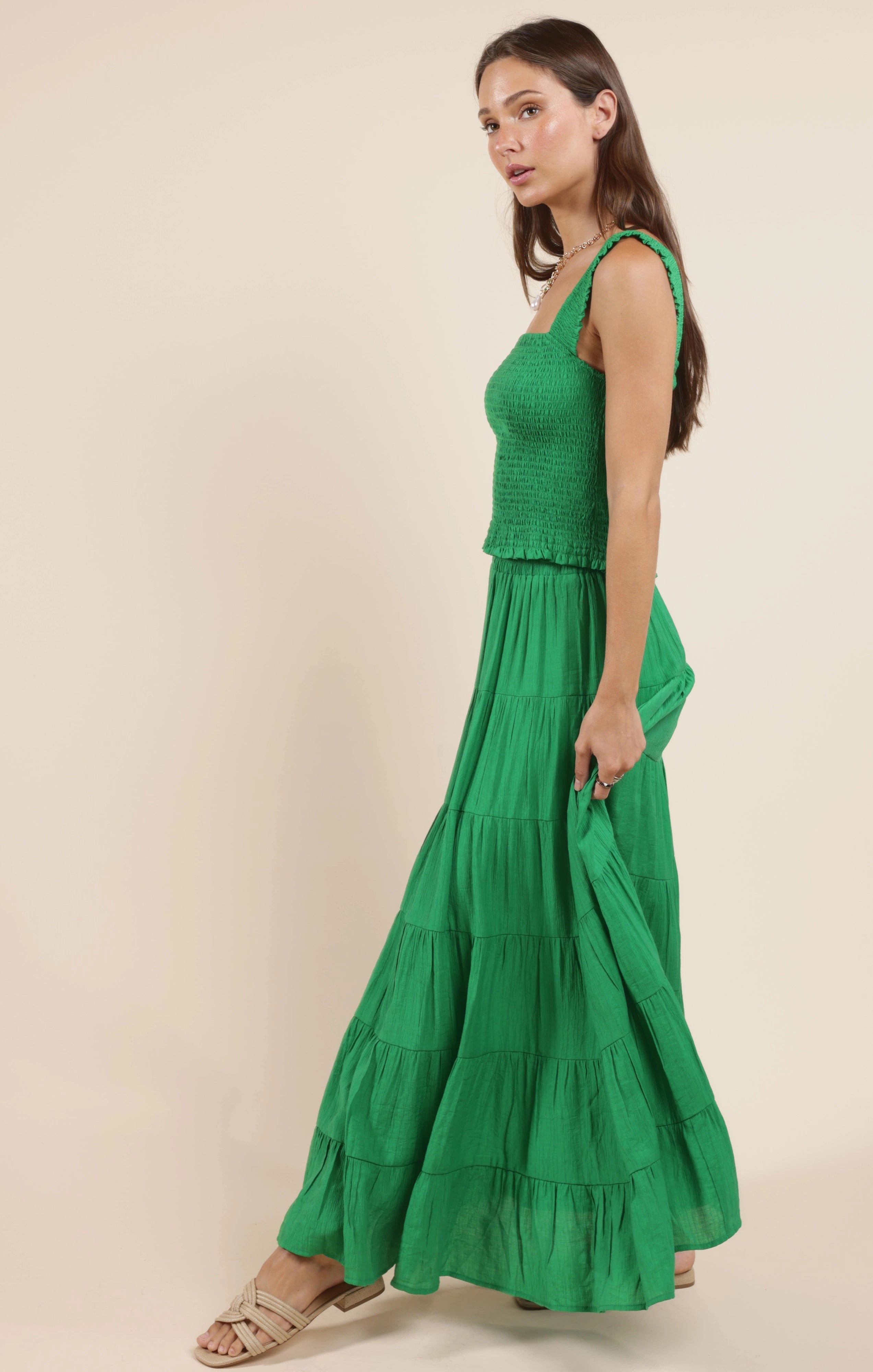 Sadie And Sage Socialize 2Way Maxi Skirt Or Midi Dress