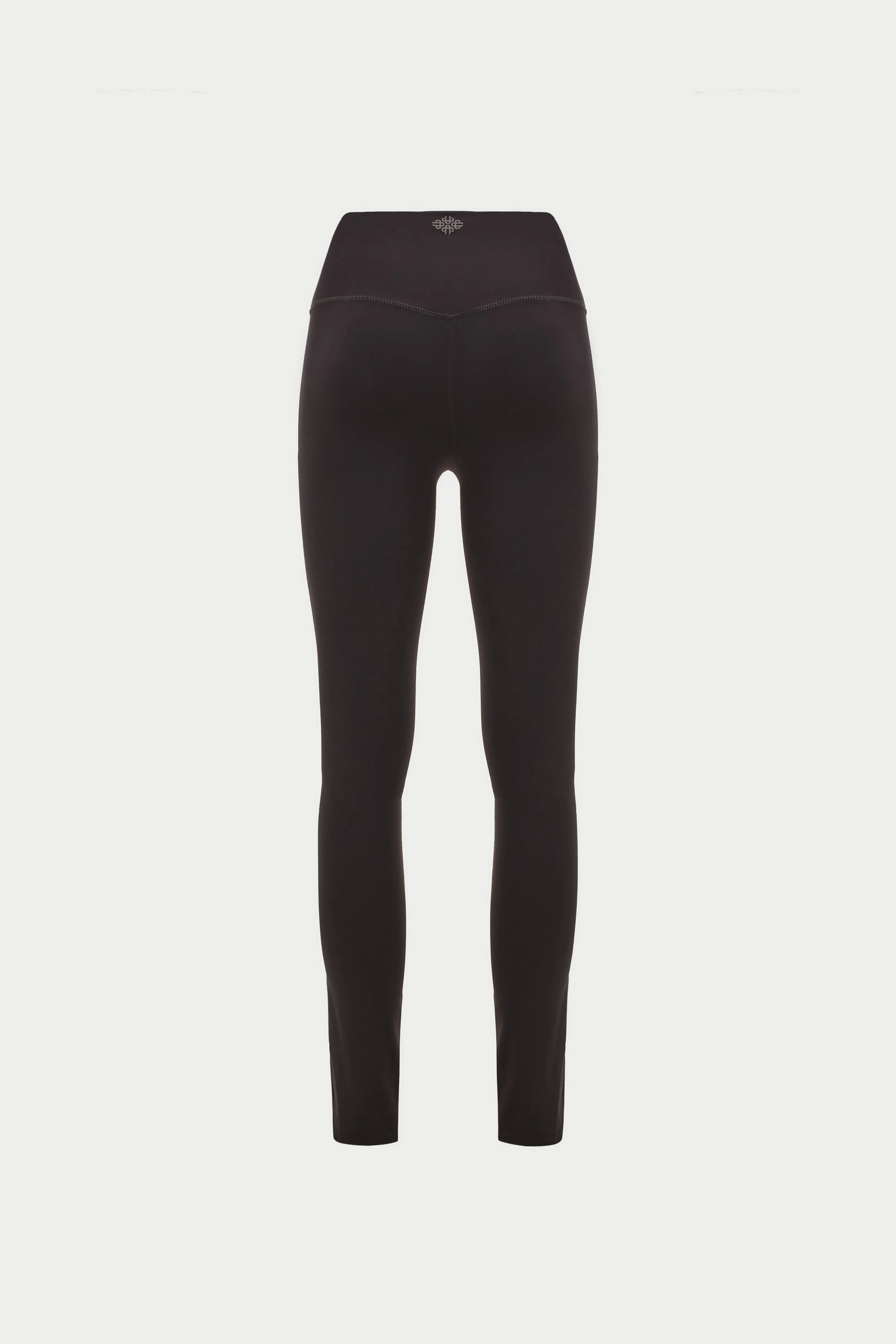SCULPTING STRETCH CROSSOVER WAISTBAND LEGGINGS - CHOCOLATE
