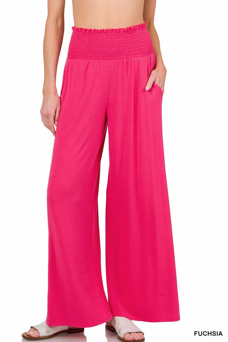 Smocked Wide Leg Pants | FINAL SALE
