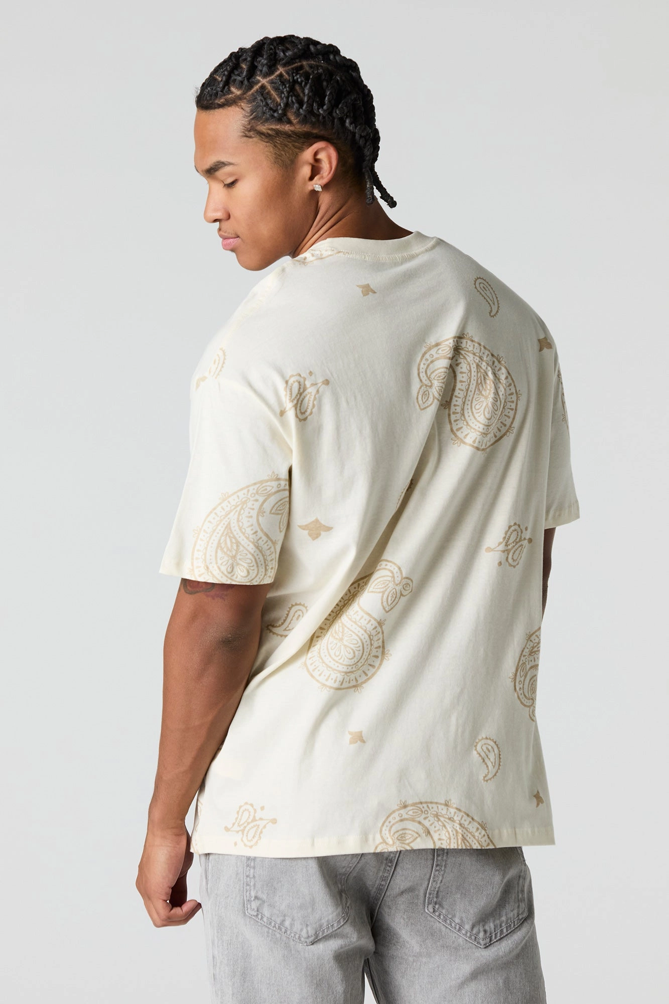 T-shirt avec motif cachemire