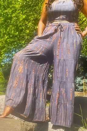 Thalia Pants in Blue Agave