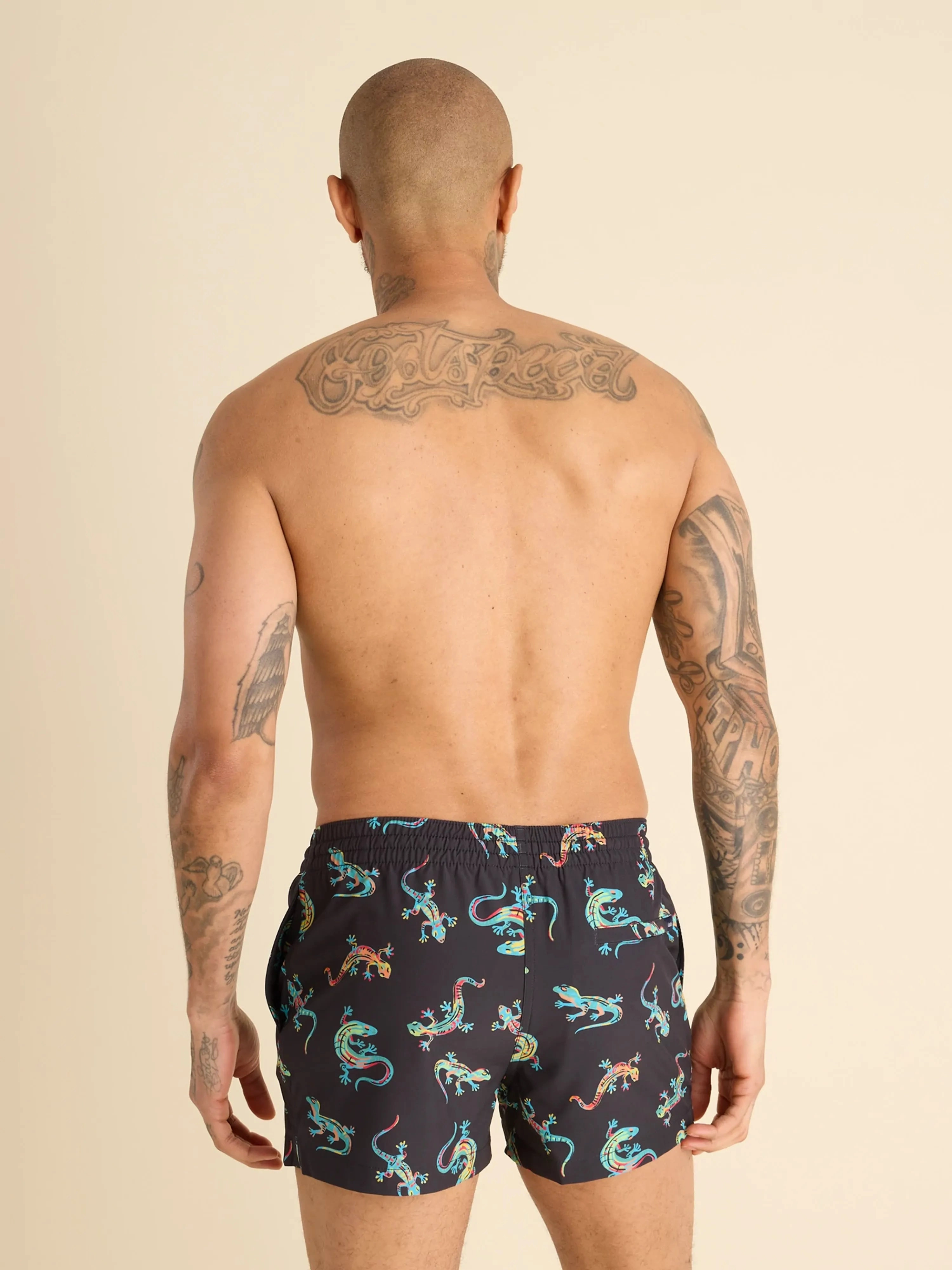 The Blizzard O' Lizards 4" (Classic Swim Trunk)