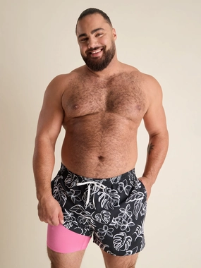 The Briefly in Paradise 4" (Classic Lined Swim Trunk)