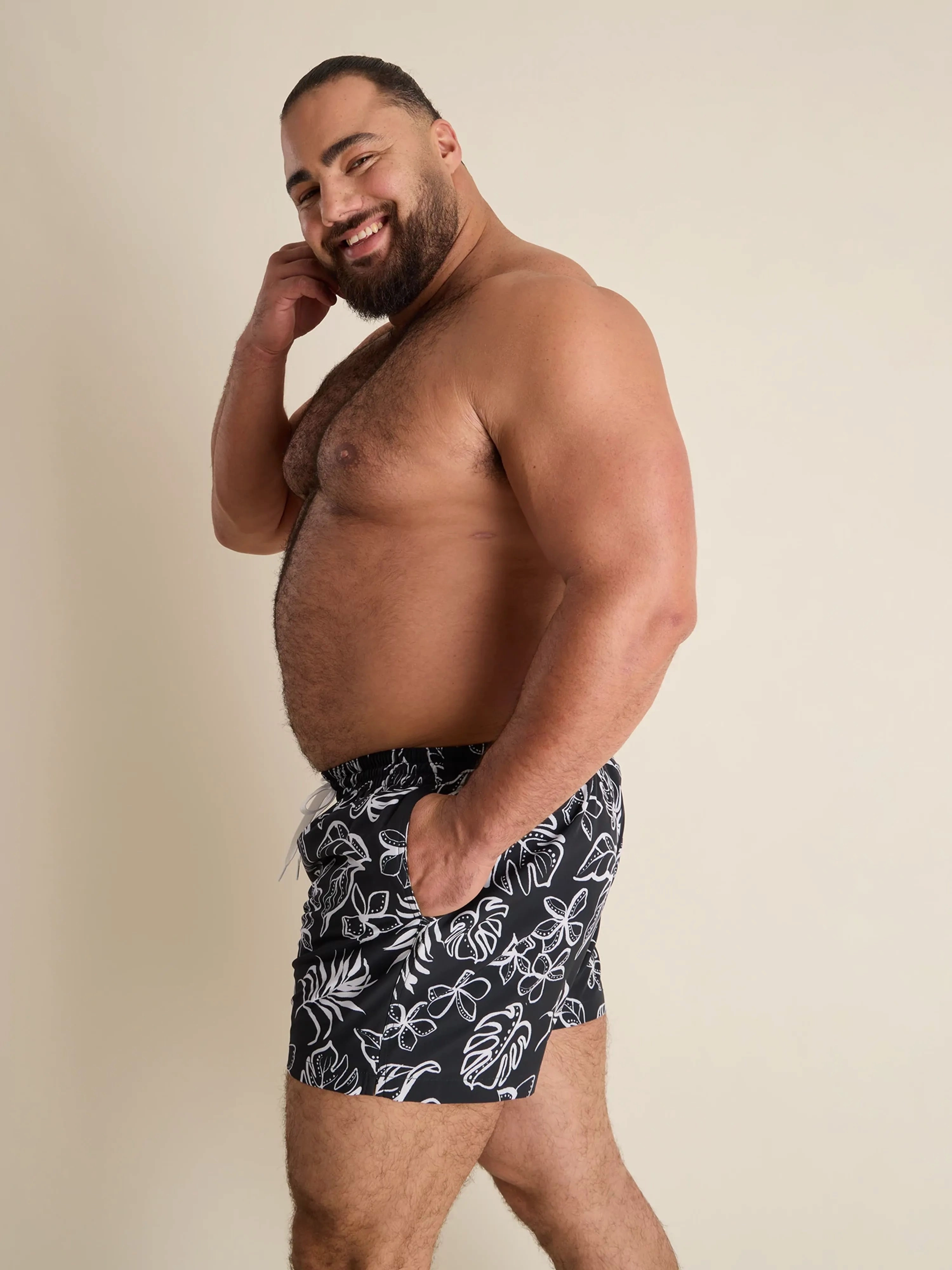 The Briefly in Paradise 4" (Classic Lined Swim Trunk)