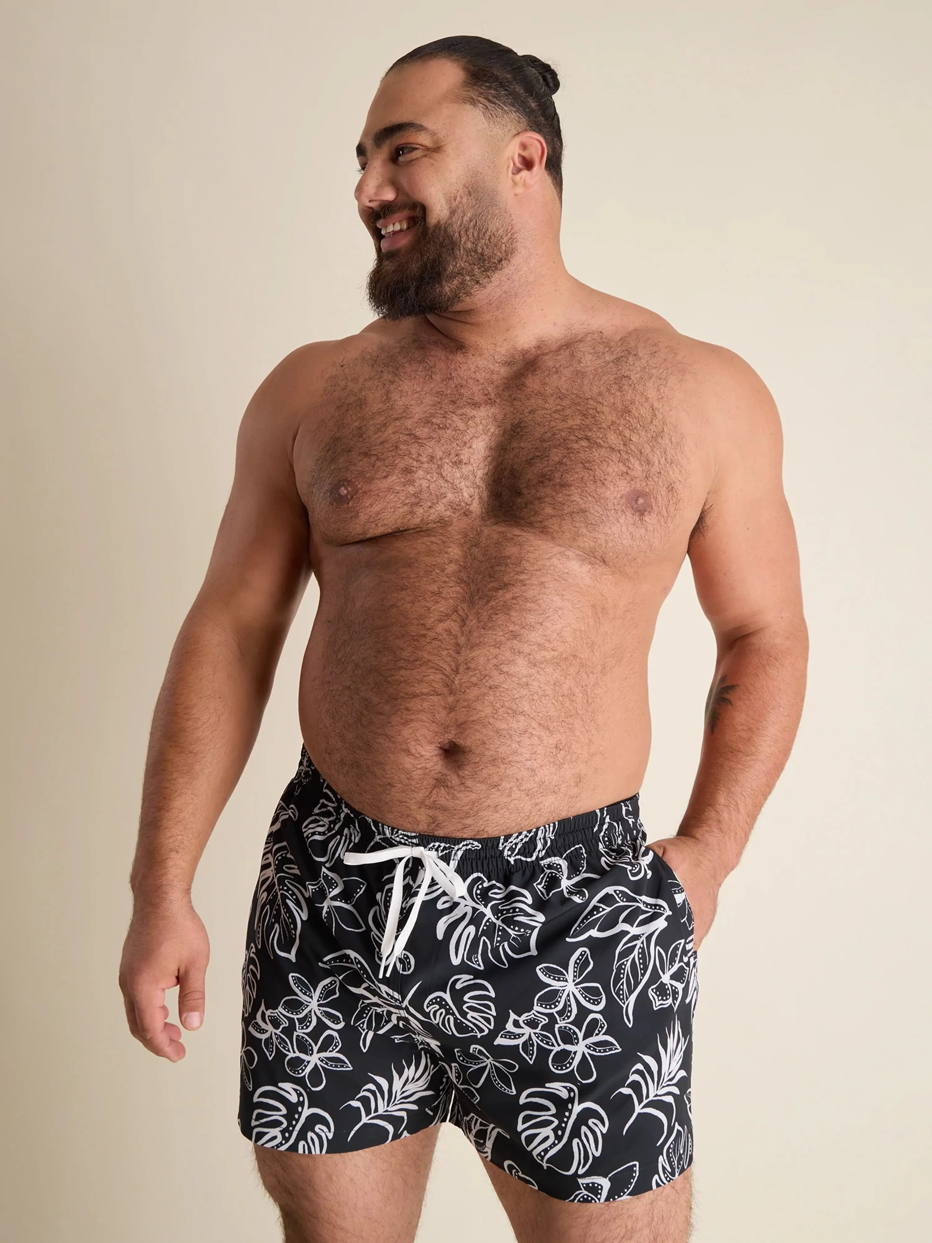The Briefly in Paradise 4" (Classic Lined Swim Trunk)