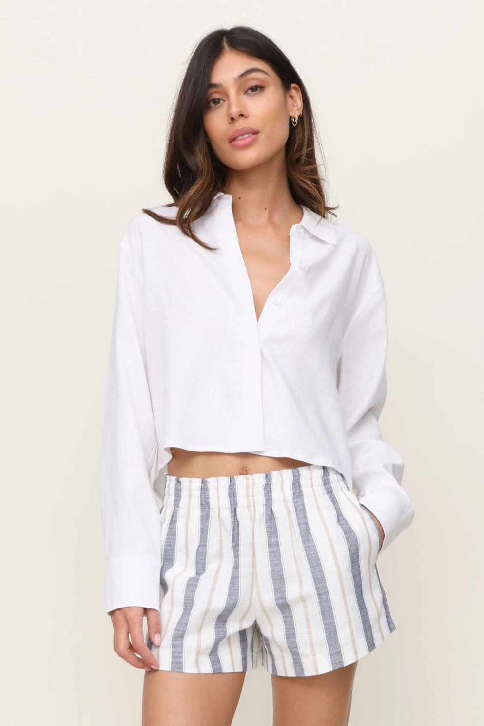 The Carissa Linen Button Down