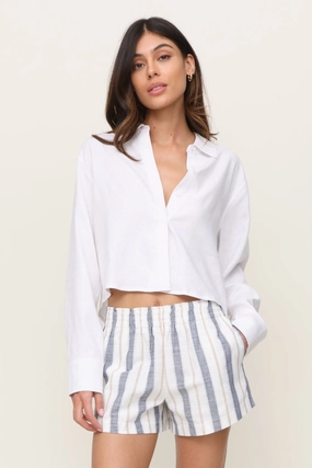 The Carissa Linen Button Down