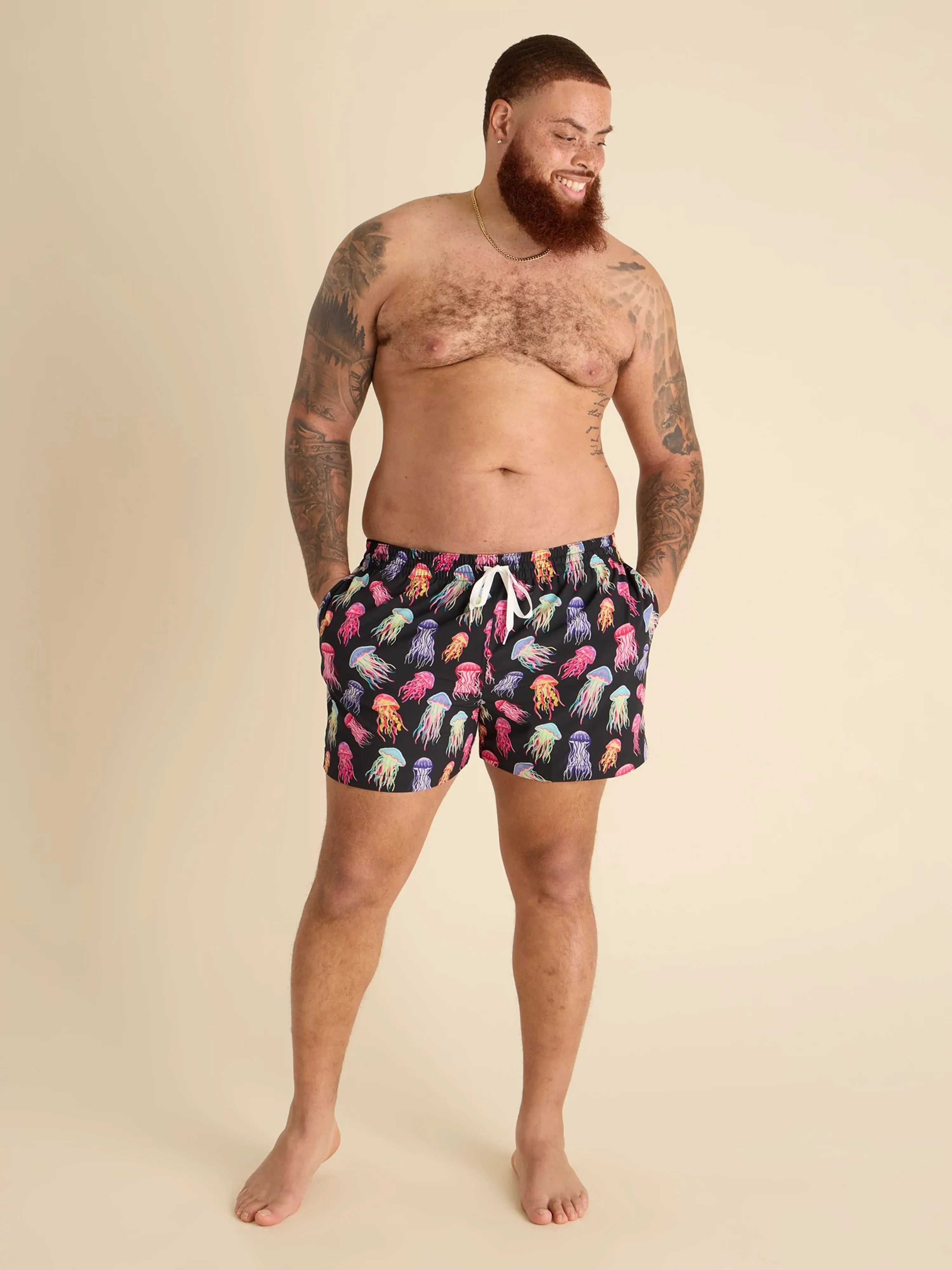 The Don't Be Jellies 4" (Classic Swim Trunk)