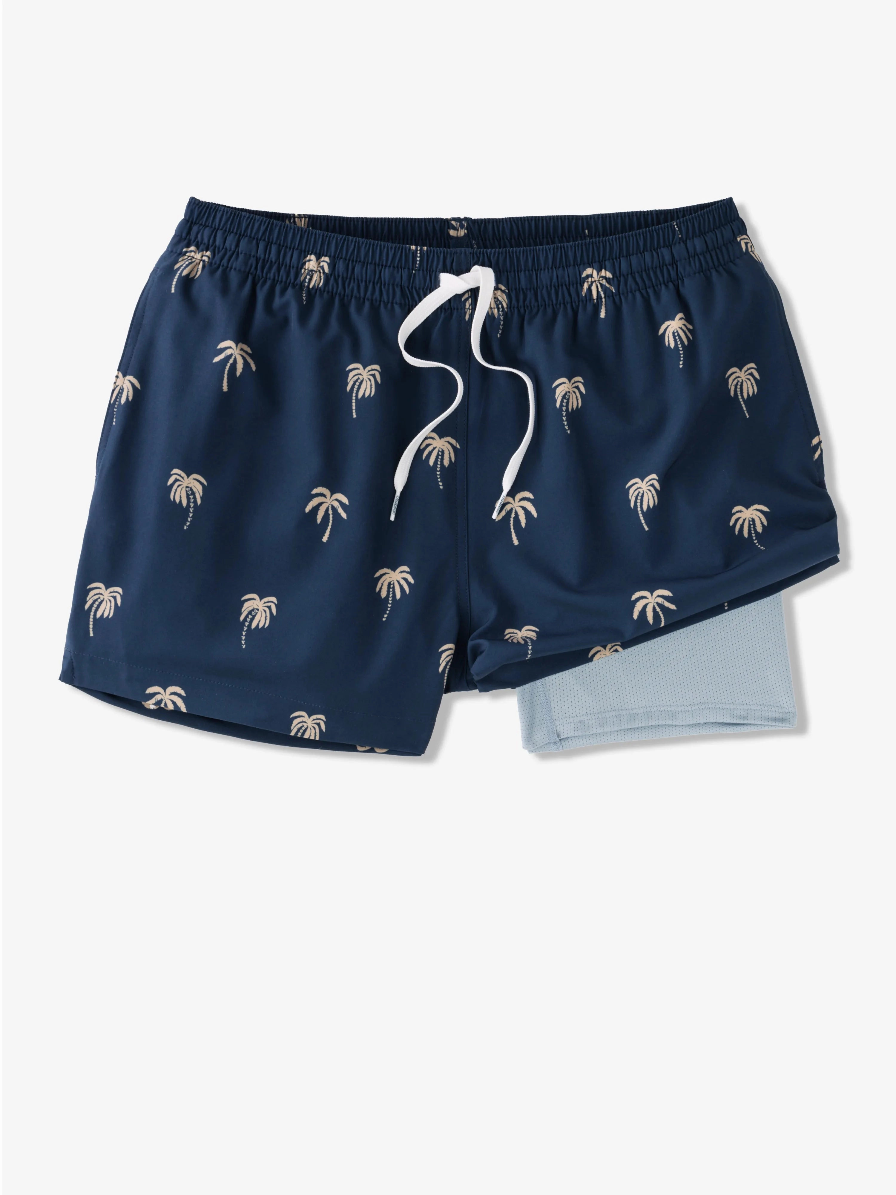 The Midnight Palms 4"(Classic Lined Swim Trunk)