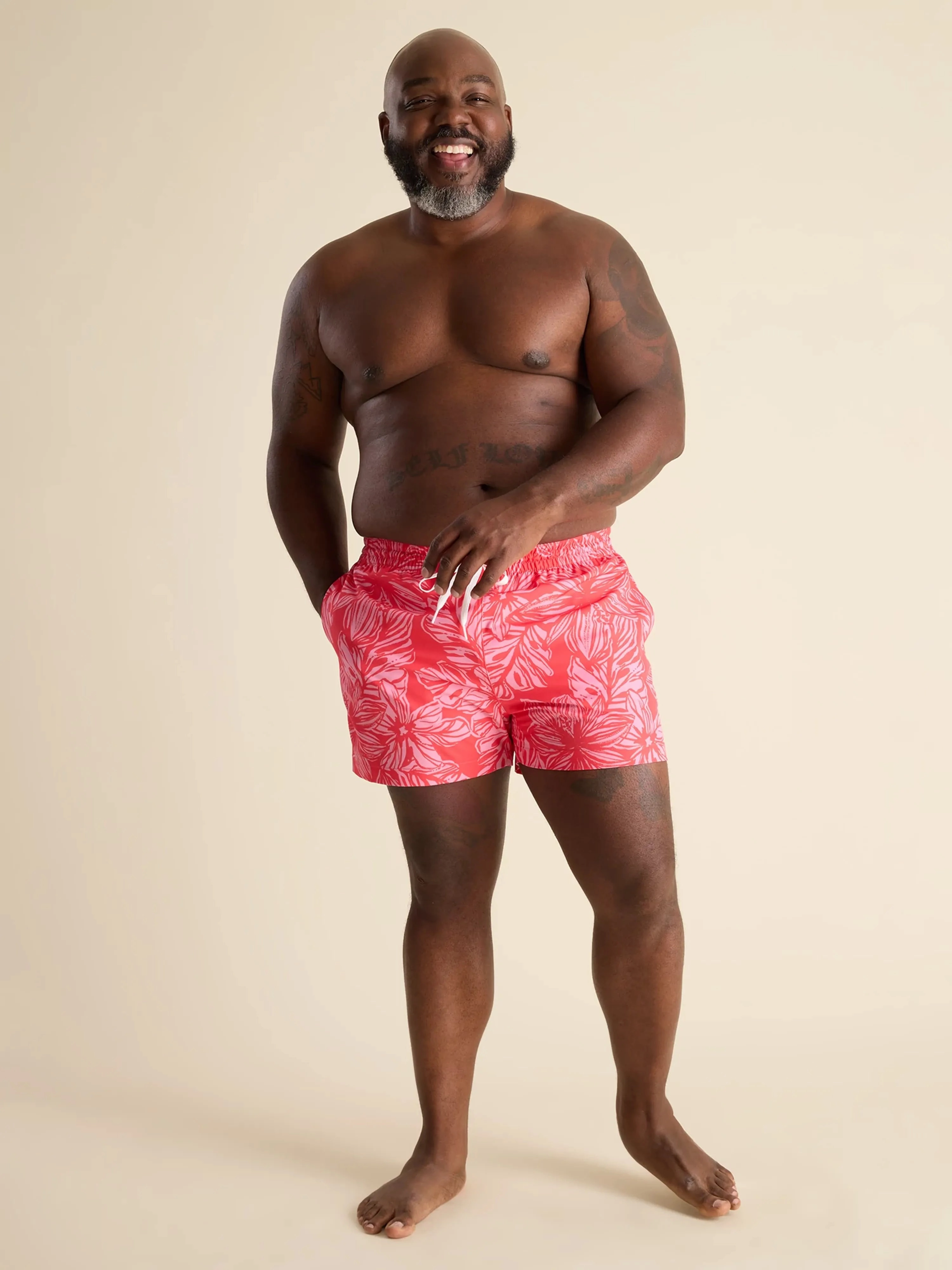 The Raz-matazz 4" (Classic Lined Swim Trunk)