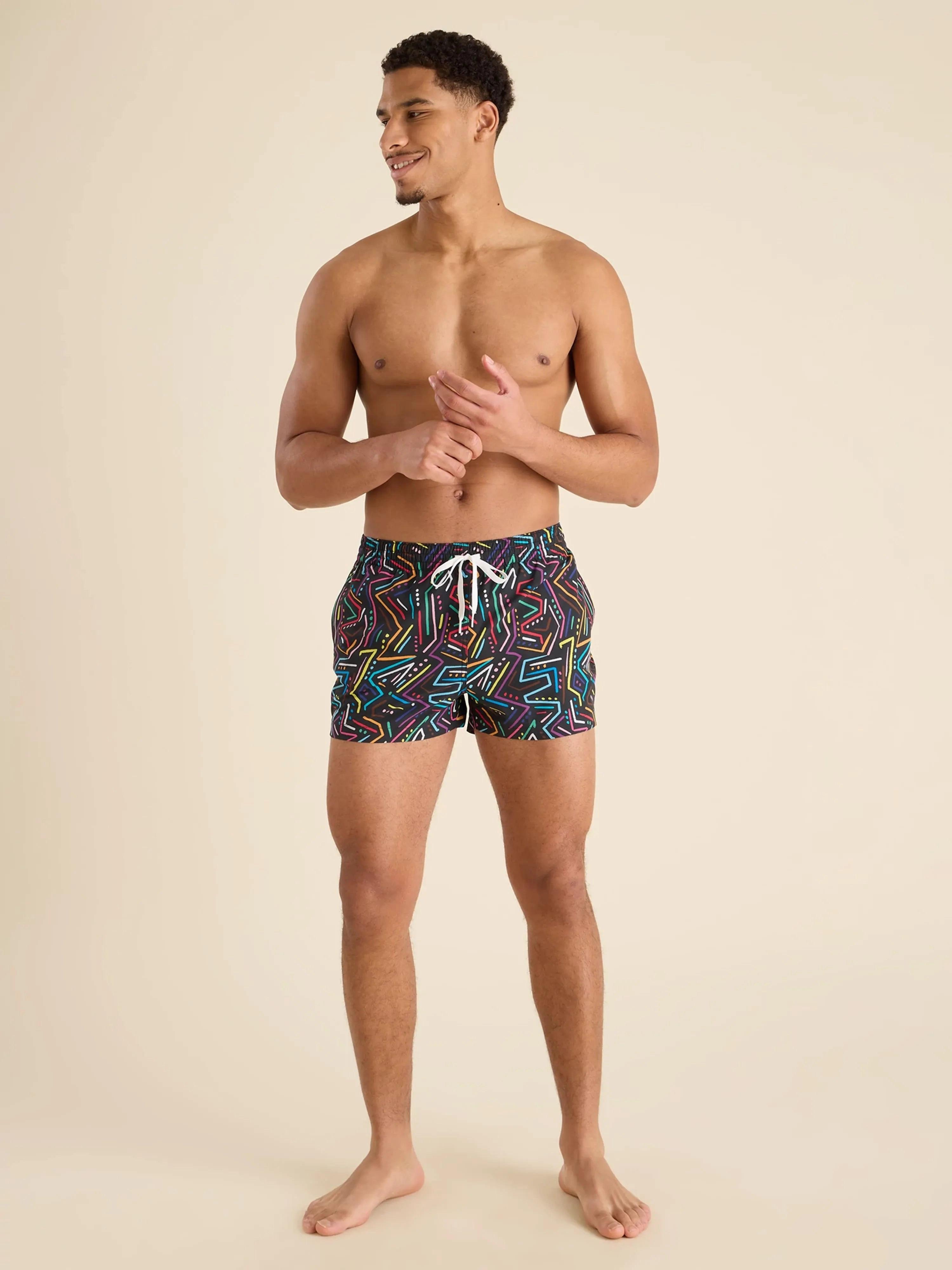 The Zig Zaggers 4" (Classic Swim Trunk)