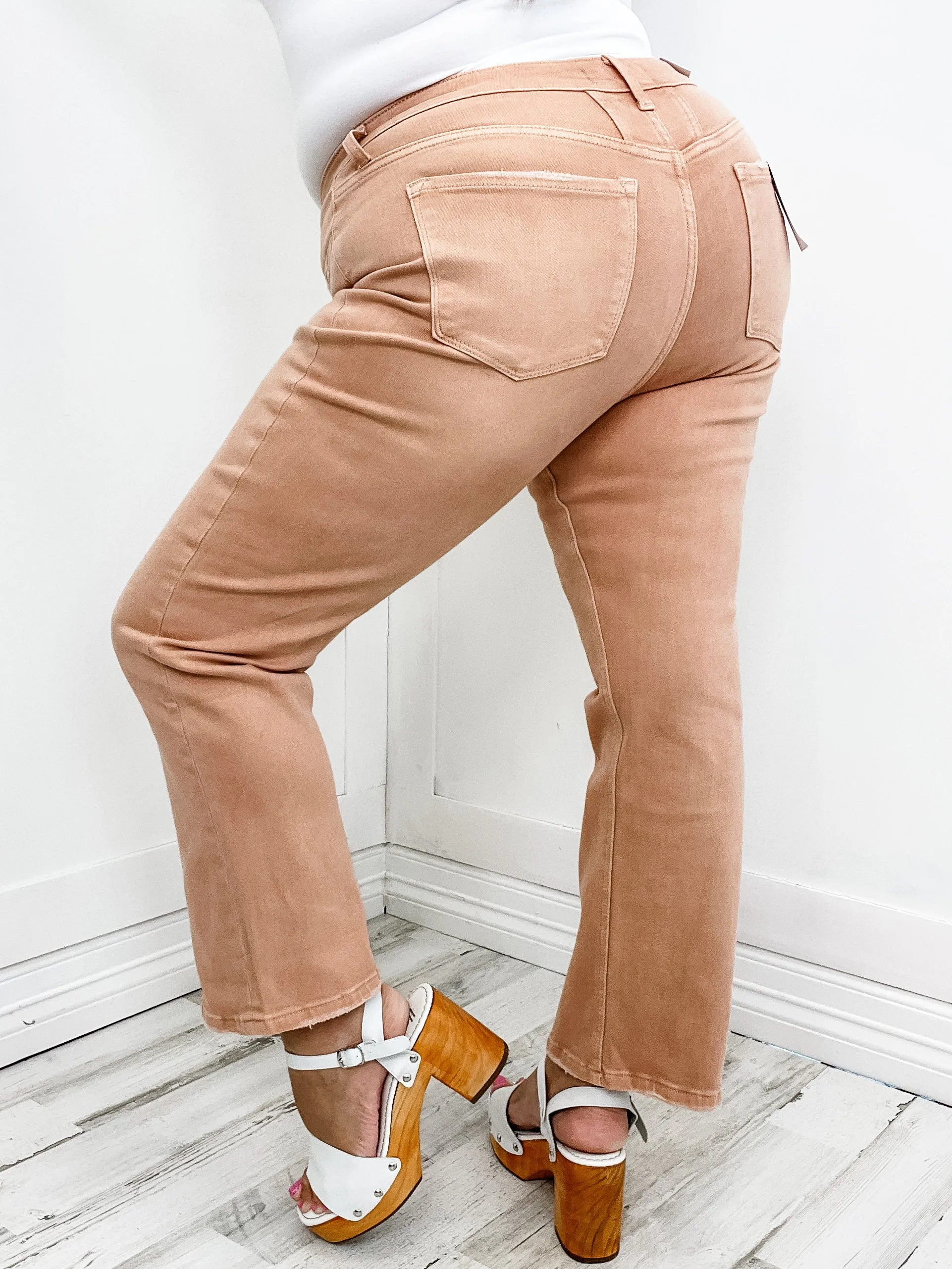 Vervet High Rise Kick Flare Jeans in Tickle