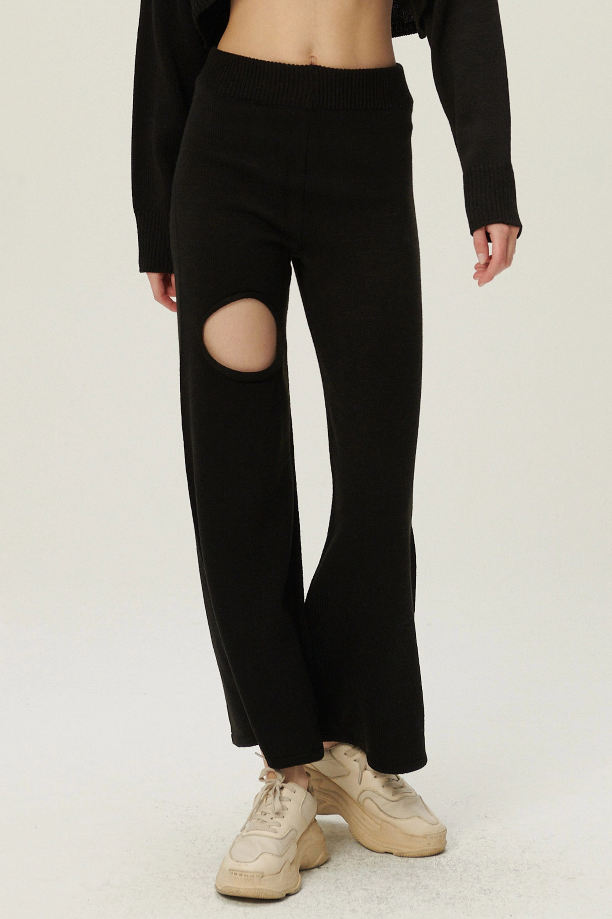 Victoria Cutout Knit Pants