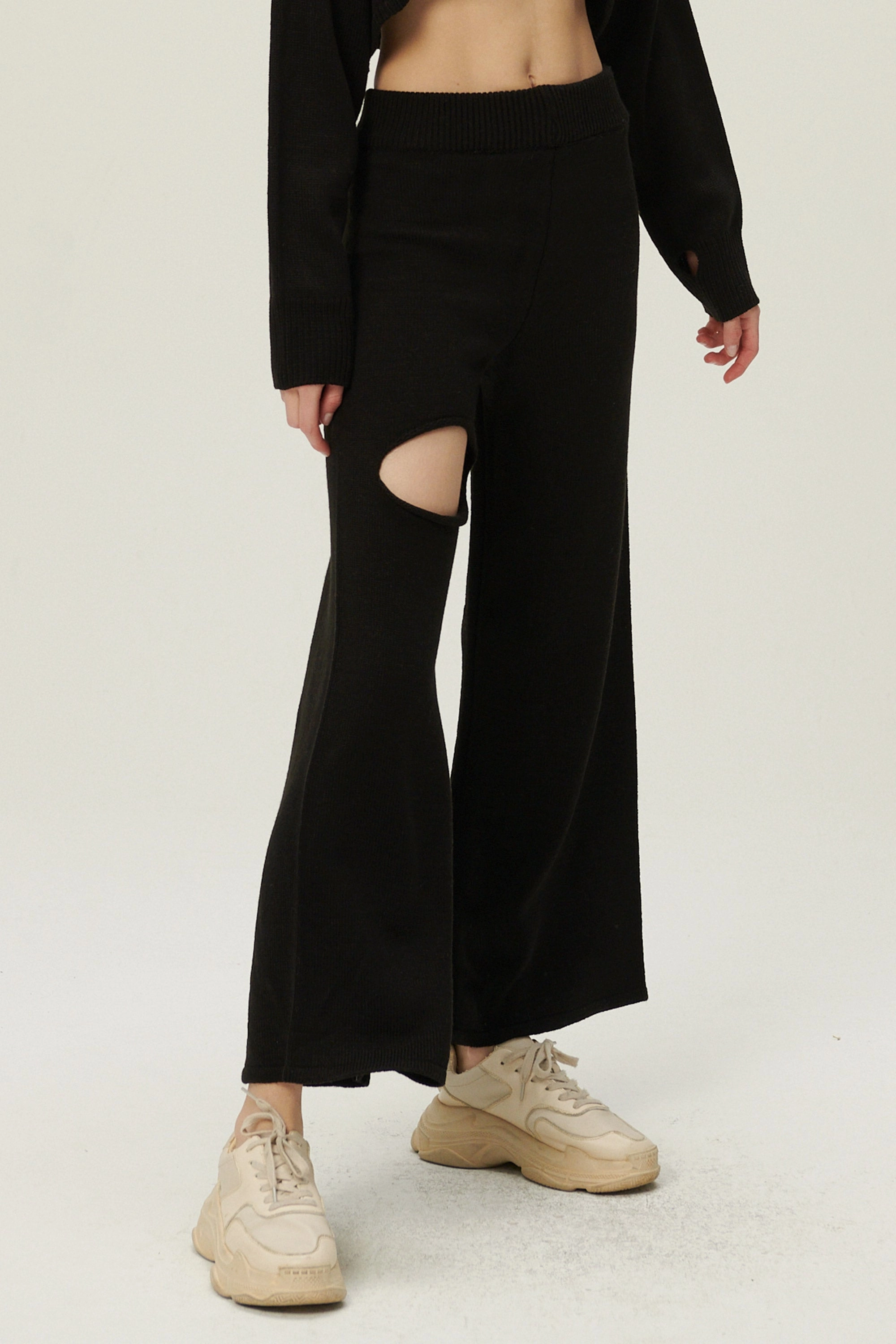 Victoria Cutout Knit Pants