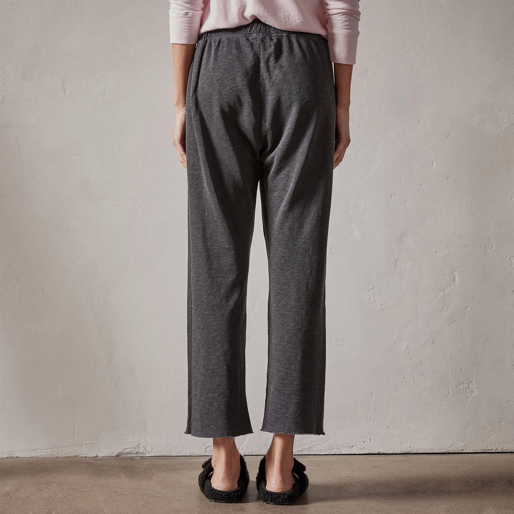 Vintage French Terry Cutoff Sweatpant - Carbon Pigment