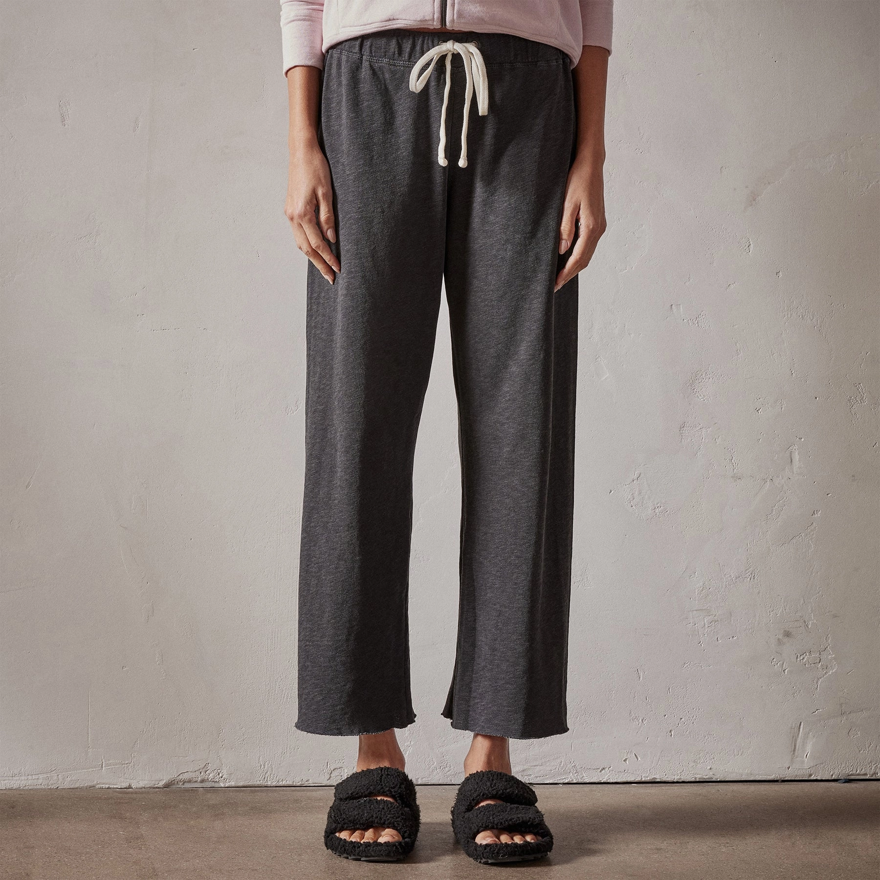 Vintage French Terry Cutoff Sweatpant - Carbon Pigment