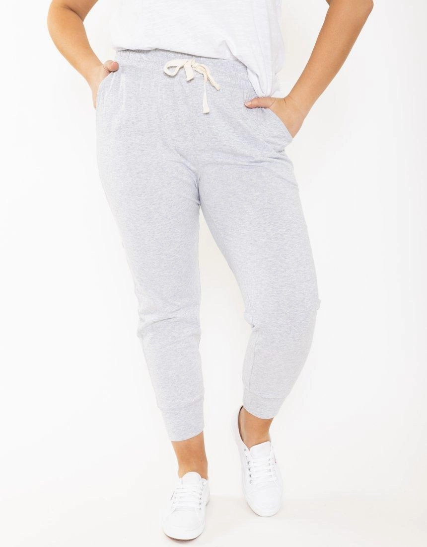 Wash Out Lounge Pants - Grey Marle