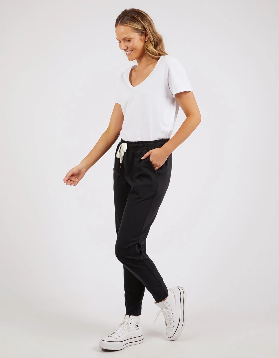 Wash Out Lounge Pants - Washed Black