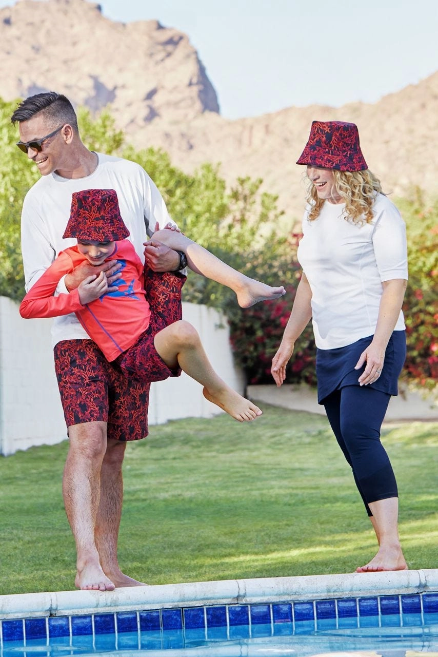 Women's Kahula Skirted Swim Capris | Navy