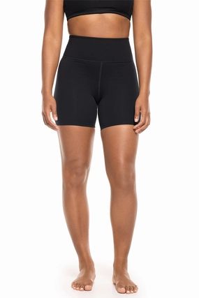 Women's Shavasana High Rise Yoga Short | Black