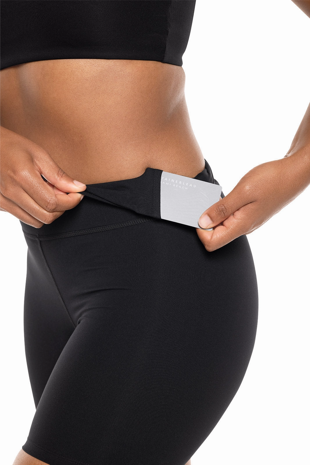 Women's Shavasana High Rise Yoga Short | Black