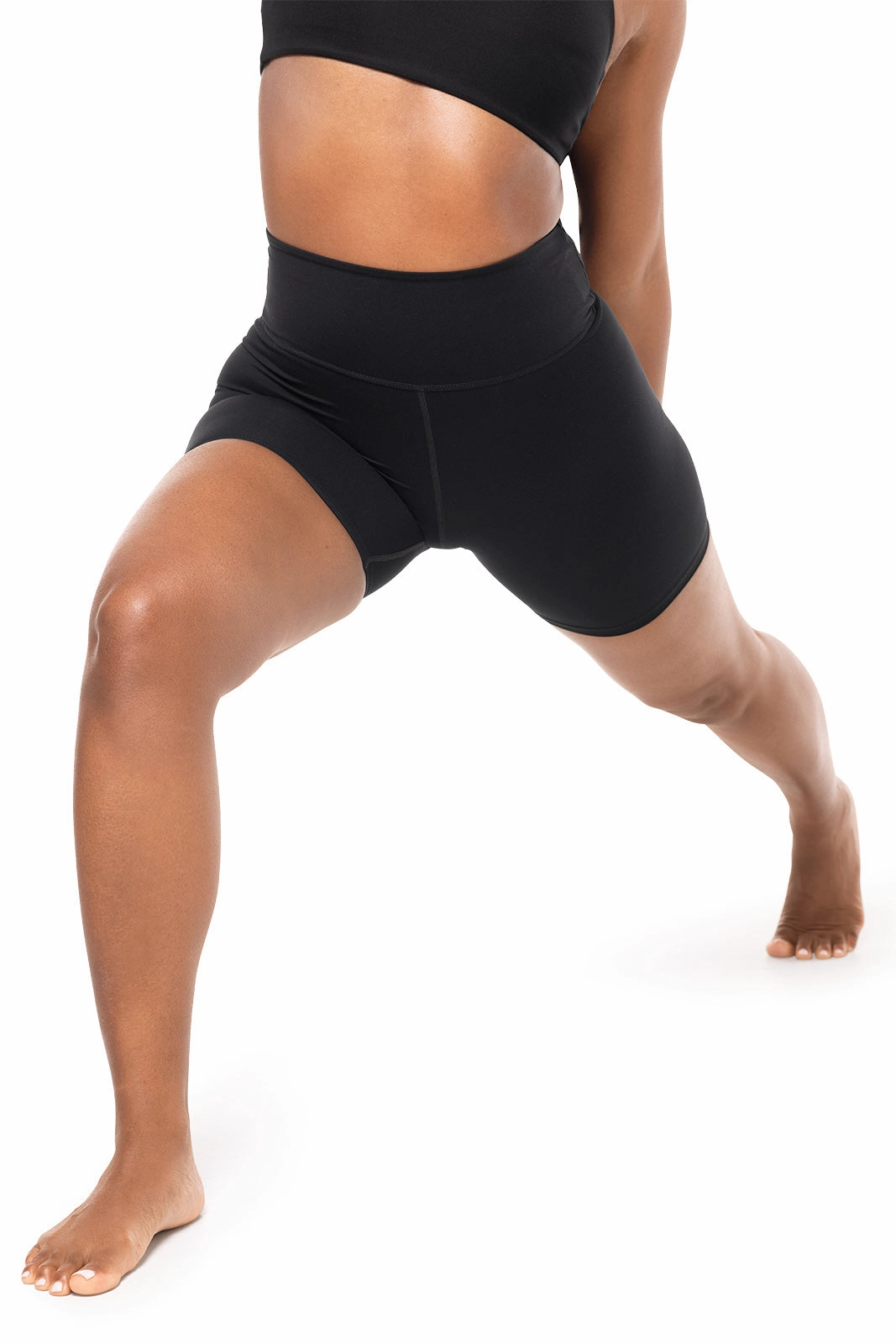 Women's Shavasana High Rise Yoga Short | Black