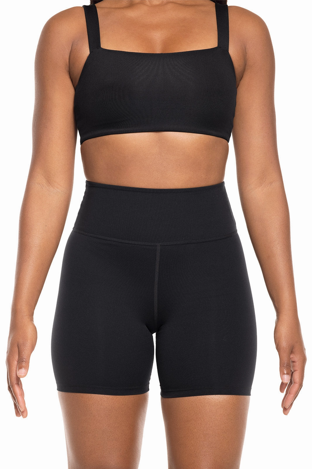 Women's Shavasana High Rise Yoga Short | Black