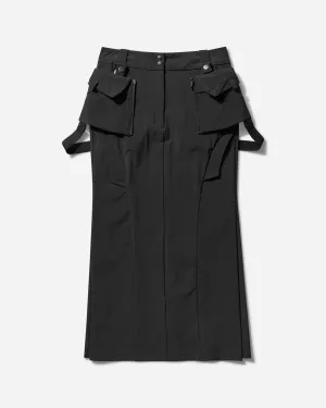 Women's Cargo Skirt Black